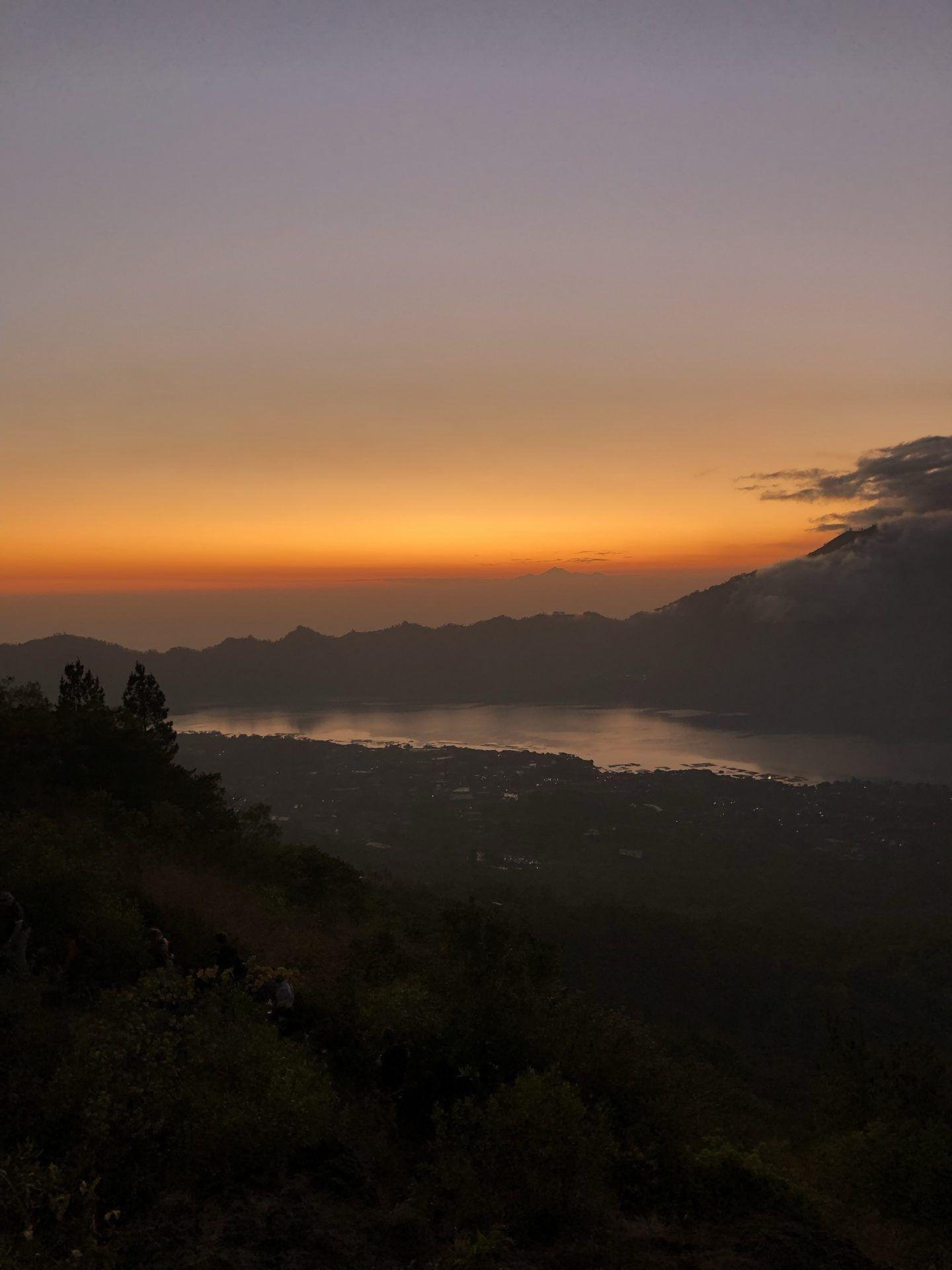 Sonnenaufgang Mount Batur klein